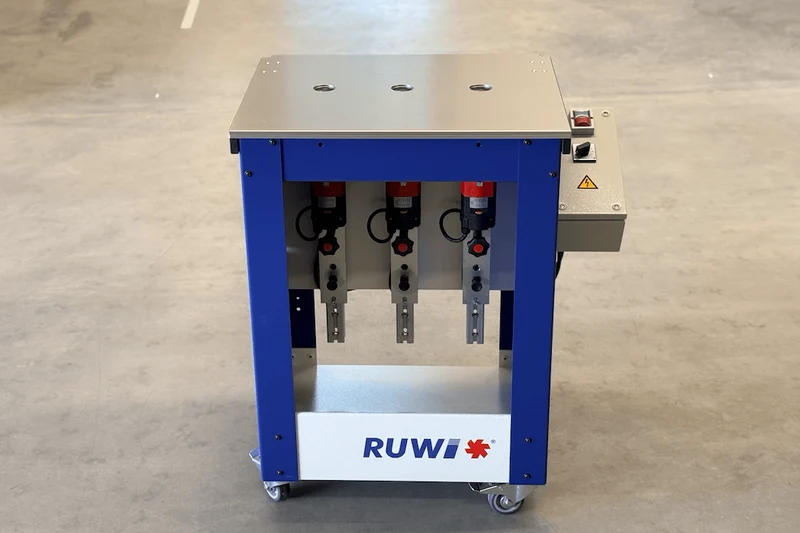 RUWI Frästisch Classic – Einzelstück mit Versuchs-Deckelplatte