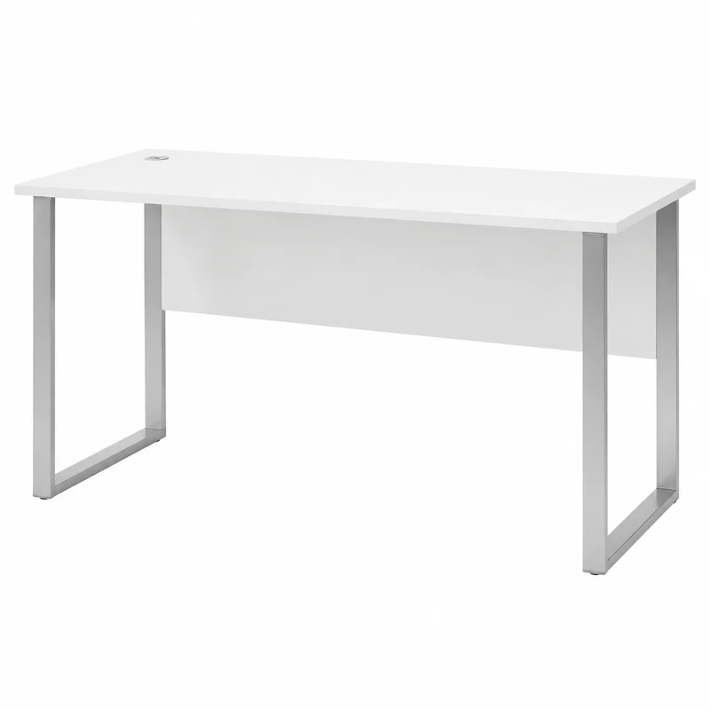 Moderner Schreibtisch mit Kabelmanagement - Stella Trading OFFICE LUX, Grau, 170x76x73 cm