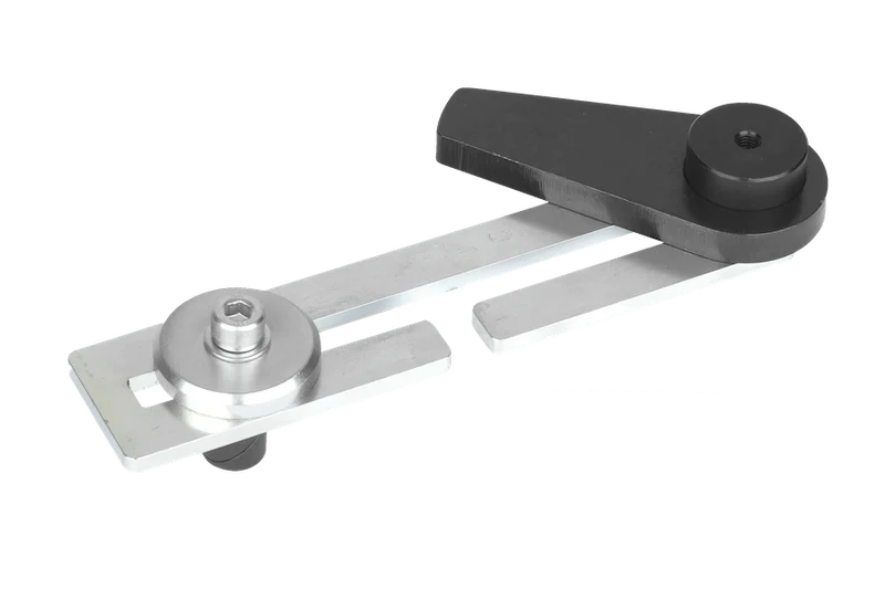 Exzenterspanner mit mit Adapterplatte und Klemmbolzen ø 16 mm und ø 28 mm