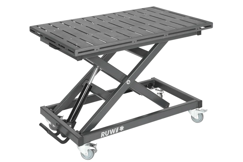 RUWI Montage- und Schweißtisch Hubtisch 1200 × 800 mm, Nut 10 mm