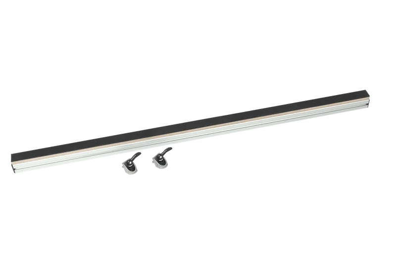 Auflageschiene 120 cm mit Schnellspanner für Nut