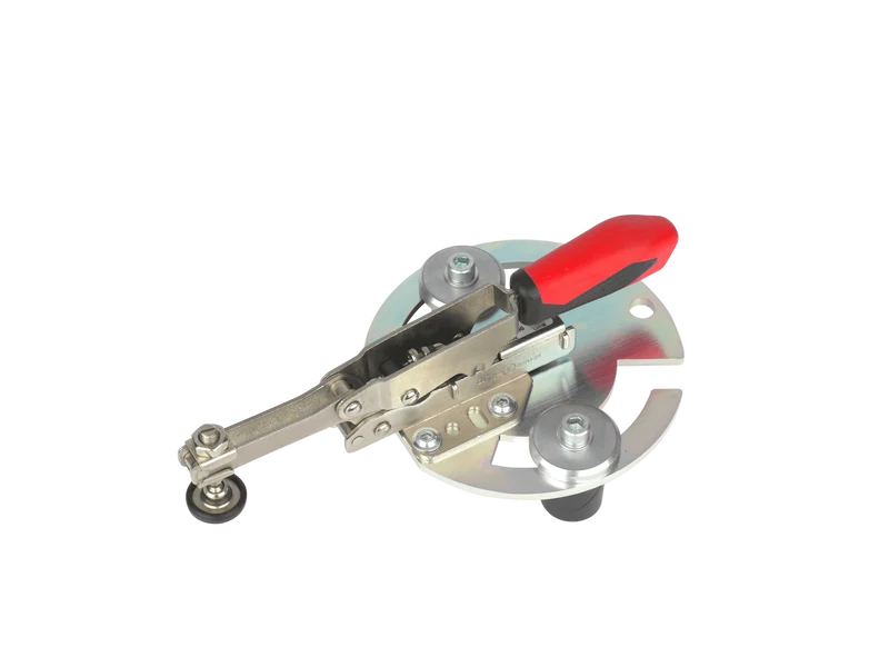 Senkrechtspanner mit Adapterplatte und Klemmbolzen ø 28 mm