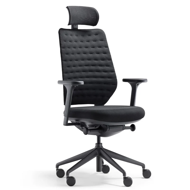 FM asiento Supersoft Bürostuhl - mit Kopfstütze