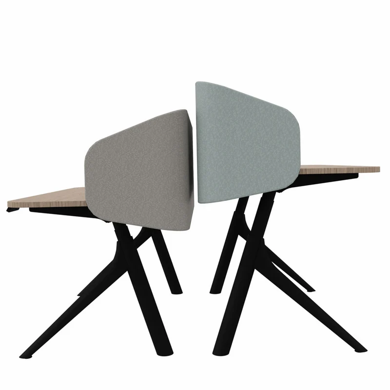 Wiesner Hager furniloop | elektrisch höhenverstellbarer Schreibtisch + Screen | Homeoffice | FlatUp