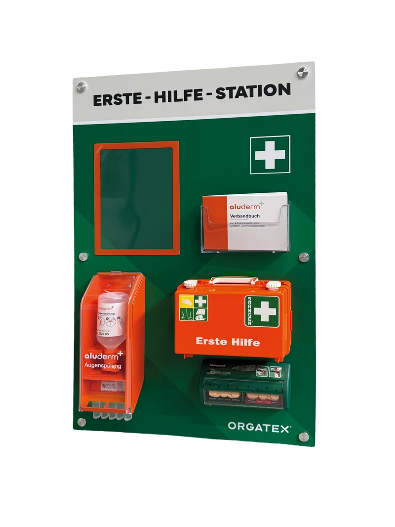 Erste-Hilfe-Station, Wandmontage, nach DIN 13157