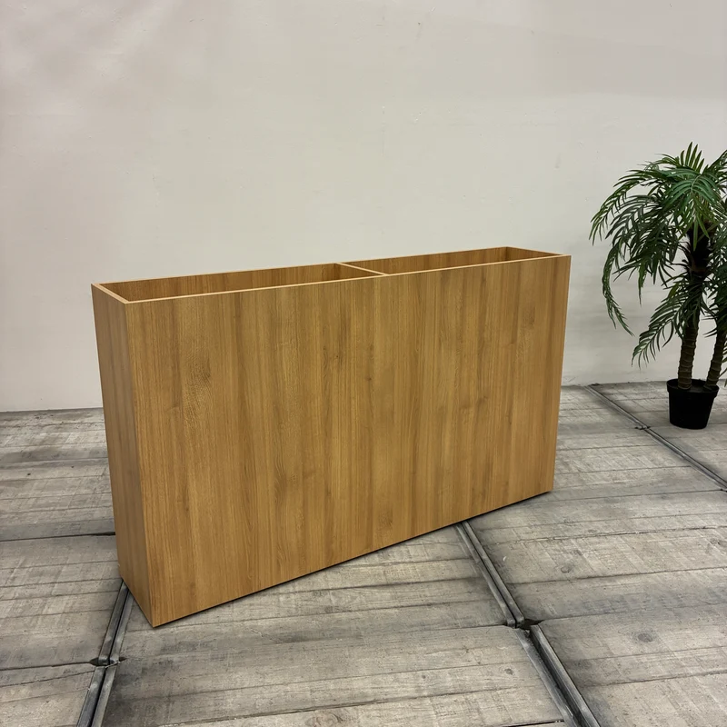 WINI Pflanzkübel Raumteiler 170x100 Holz 2 Fächer Blumenkübel Gebraucht
