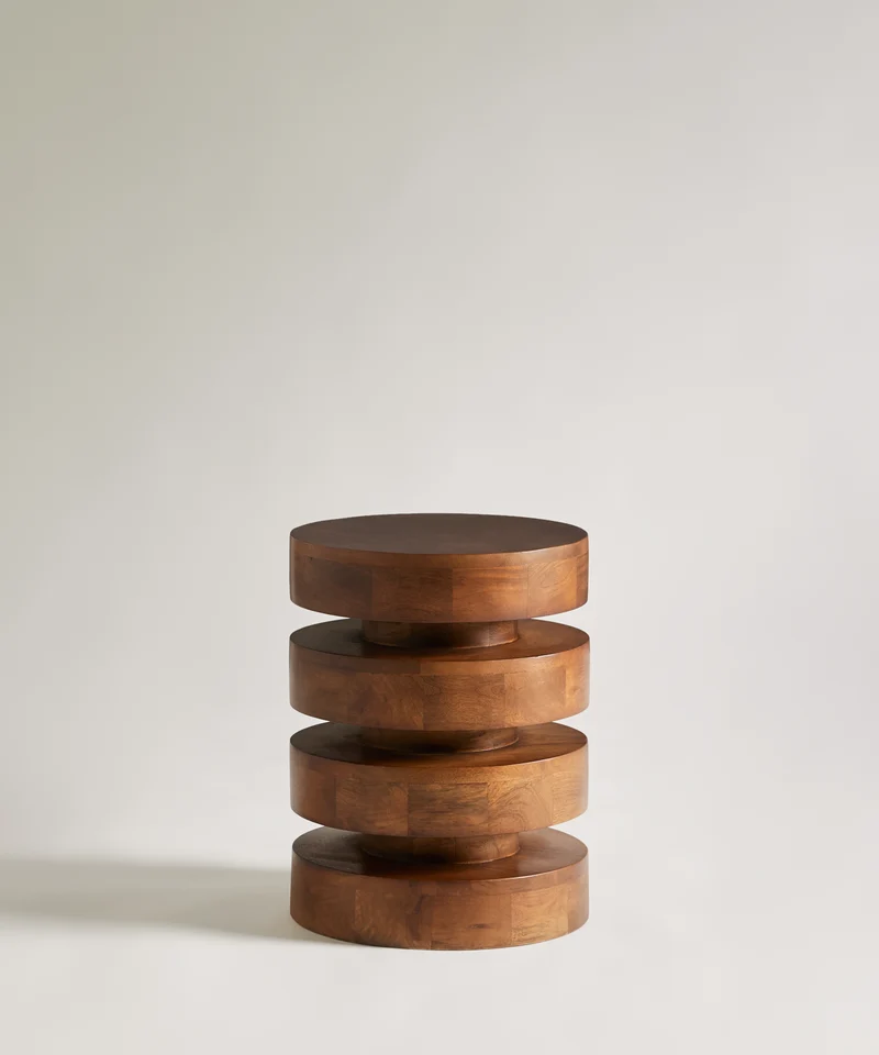 Mesa Auxiliar en Madera de Mango Bruna