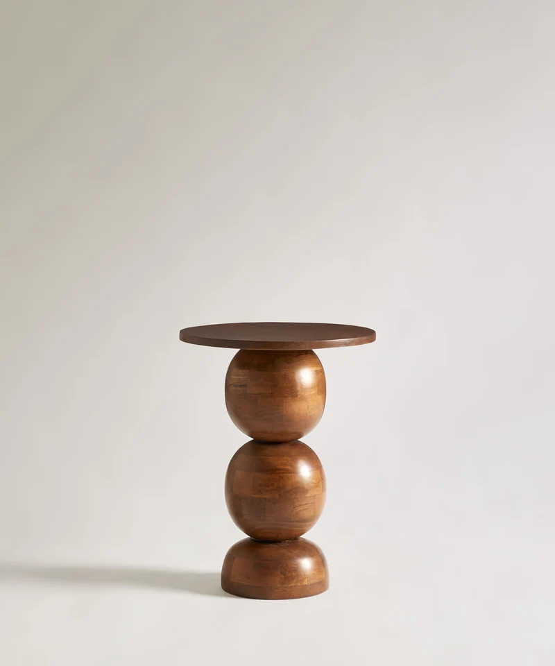 Mesa Auxiliar en Madera de Mango Oria
