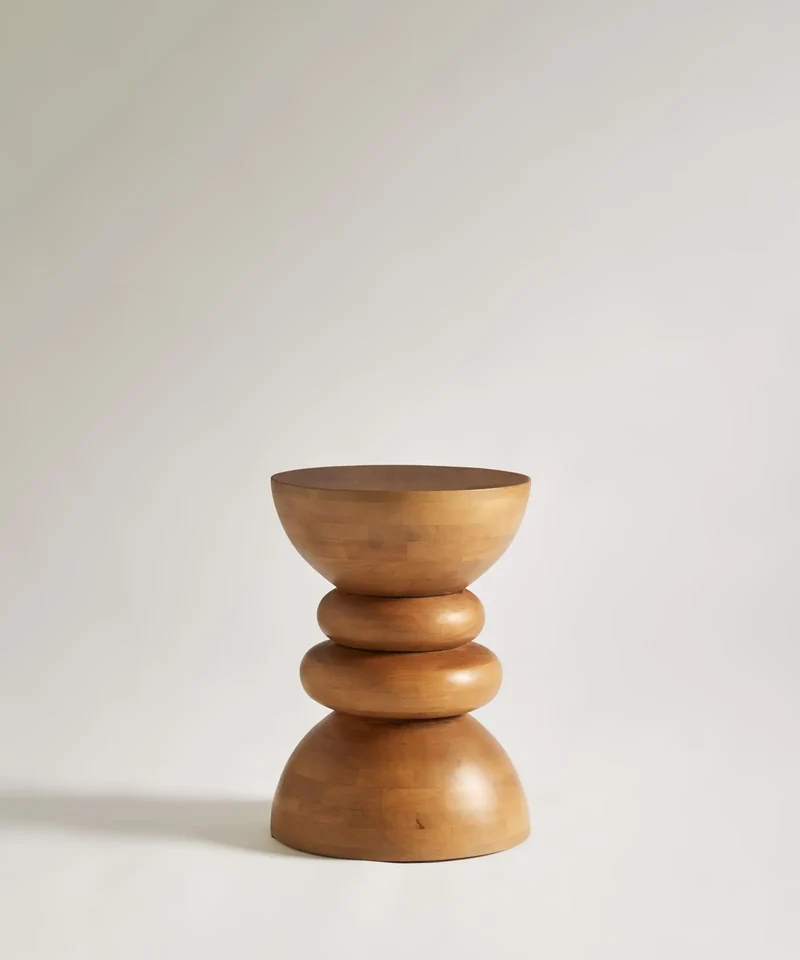 Mesa Auxiliar en Madera de Mango Asha