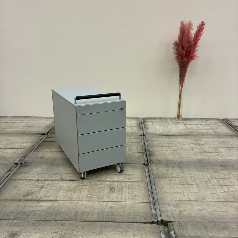 Planmöbel Rollcontainer Lichtgrau 4 Schubladen Büro Container Gebraucht