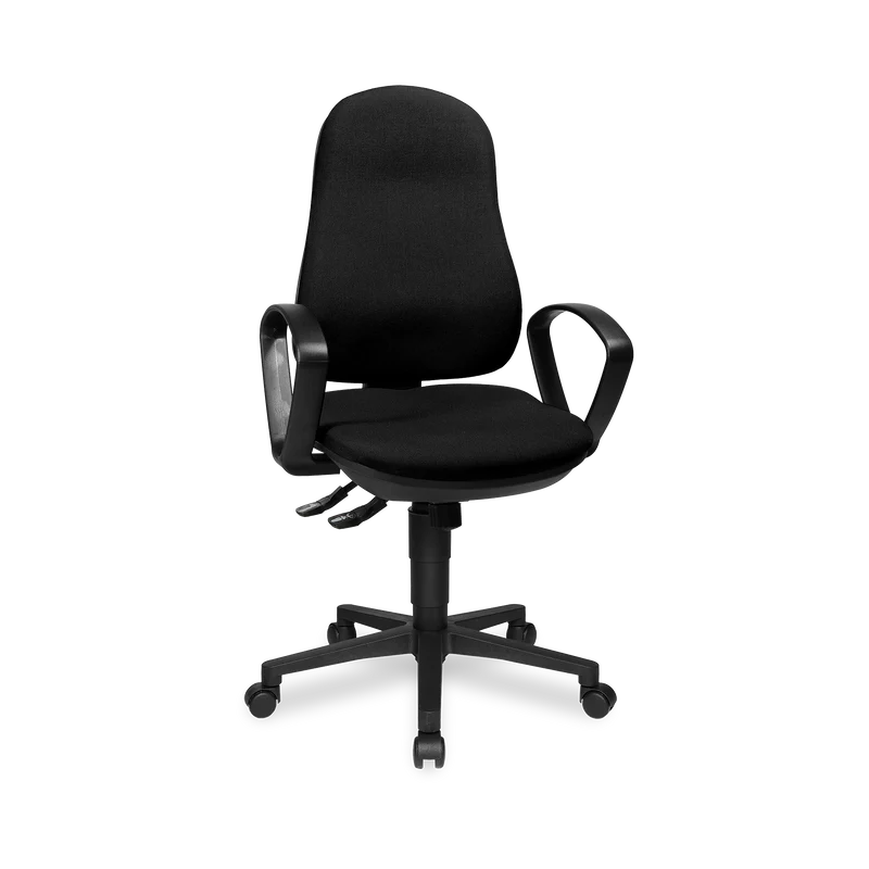 Bürodrehstuhl "Support SY" mit Armlehnen & Bandscheibensitz