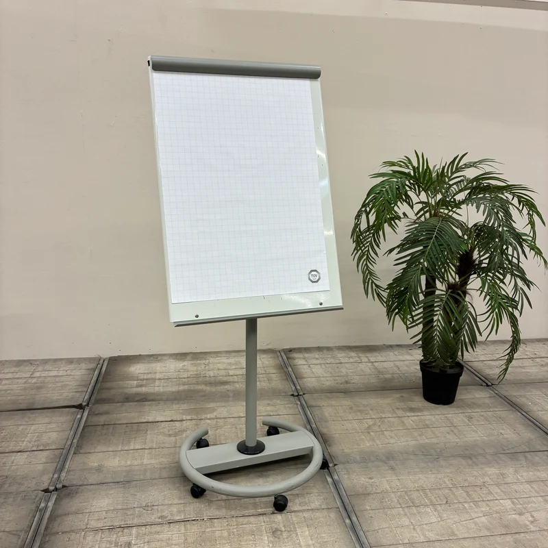 Franken Flipchart Fahrbar Whiteboard Rollfuß Höhenverstellbar Büro Gebraucht