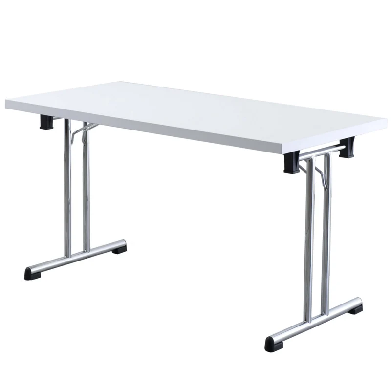 YOS Klapptisch Büro - Schreibtisch klappbar & Stapelbar - 160 x 80 cm & 140 x 70 cm