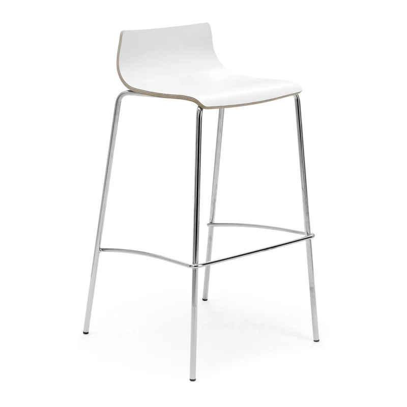 FM Sigma Barhocker | Sitzschale Weiss | Counterstuhl
