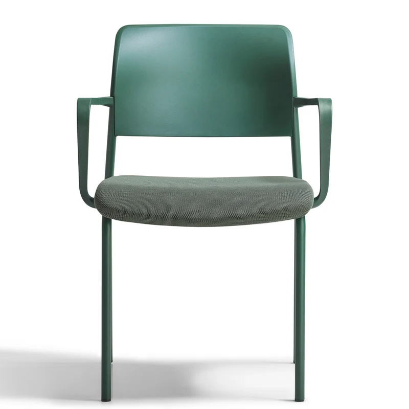 FM Asiento Besucherstuhl | Wartezimmerstuhl | Stapelstuhl 4-Fuß