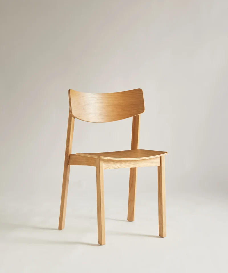 Silla de Comedor de Madera Roble Jane