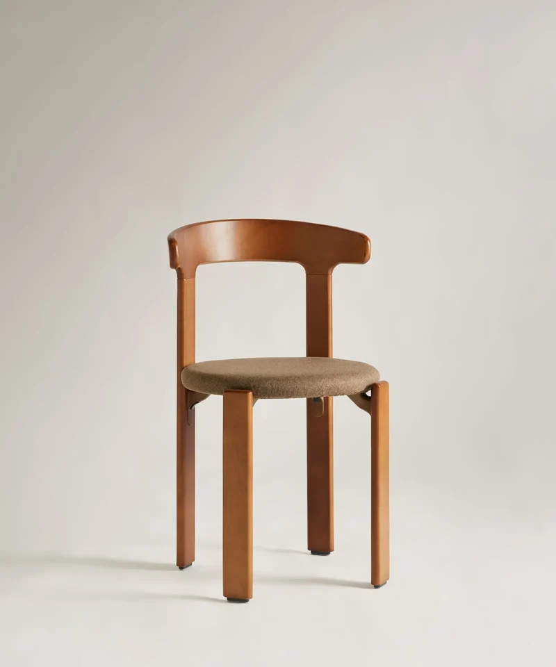 Silla de Comedor en Madera Tapizada Grim