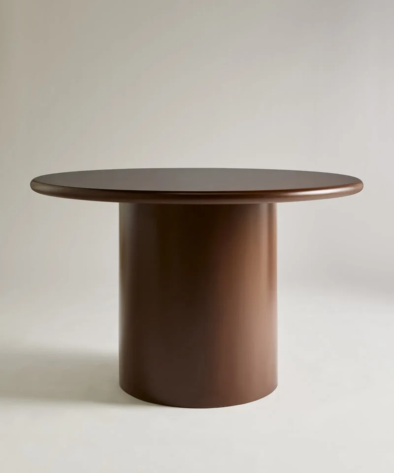 Mesa de Comedor de Madera Lacada Dilara (Ø120 cm)