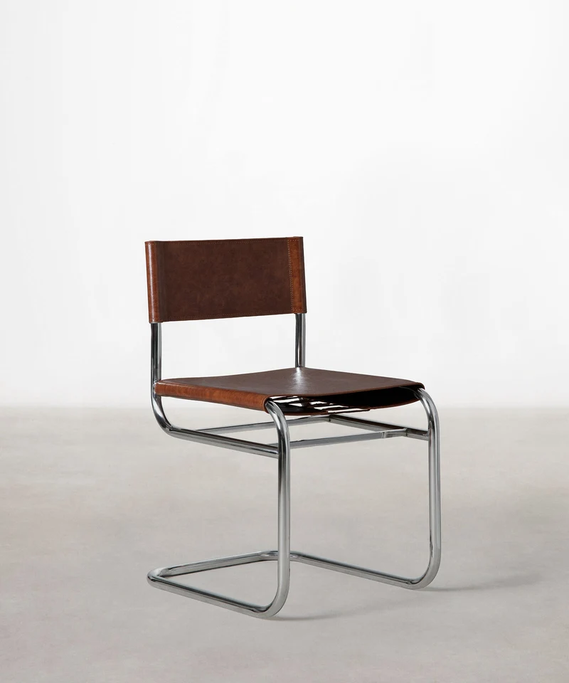 Silla de Comedor PU y Metal Lottie