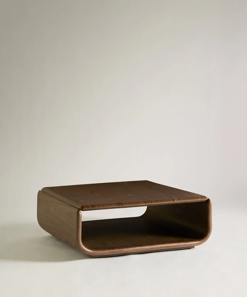 Mesa de Centro Cuadrada en Madera Ventia (80x80 cm)