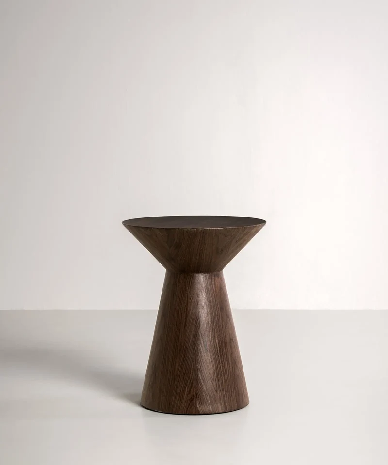 Mesita auxiliar de madera Inca (40x51 cm)