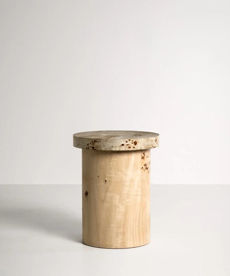 Mesita auxiliar de madera Alamo (40x51 cm)