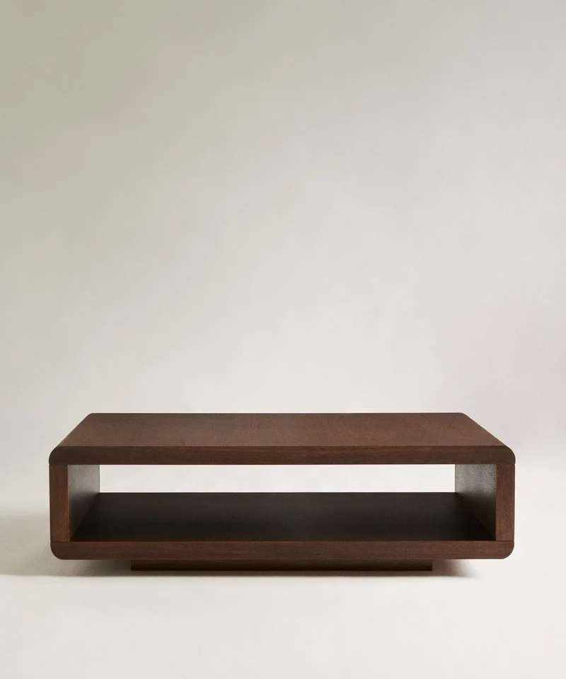 Mesa de Centro Rectangular en Madera Sanji (100x60 cm)