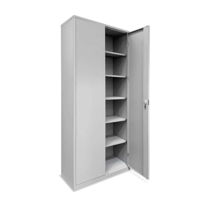 Aktenschrank aus Stahl – 920 x 420 (6 OH) – Korpus in Lichtgrau