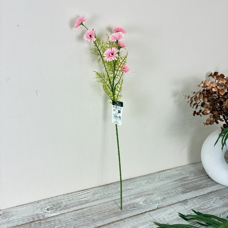Cosmos Kunstblume rosa 74cm Floral Deko Kunstpflanze