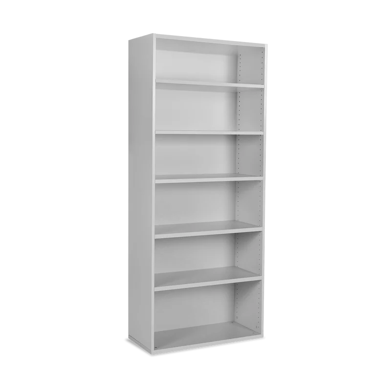 Aktenregal aus Holz – 800 x 375 x 2150 (6 OH) – Grau