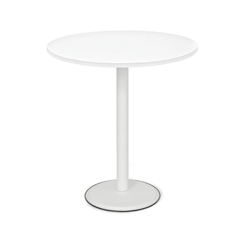 Runder Stehtisch – Ø 800 mm | G: Signalweiß P: Weiß