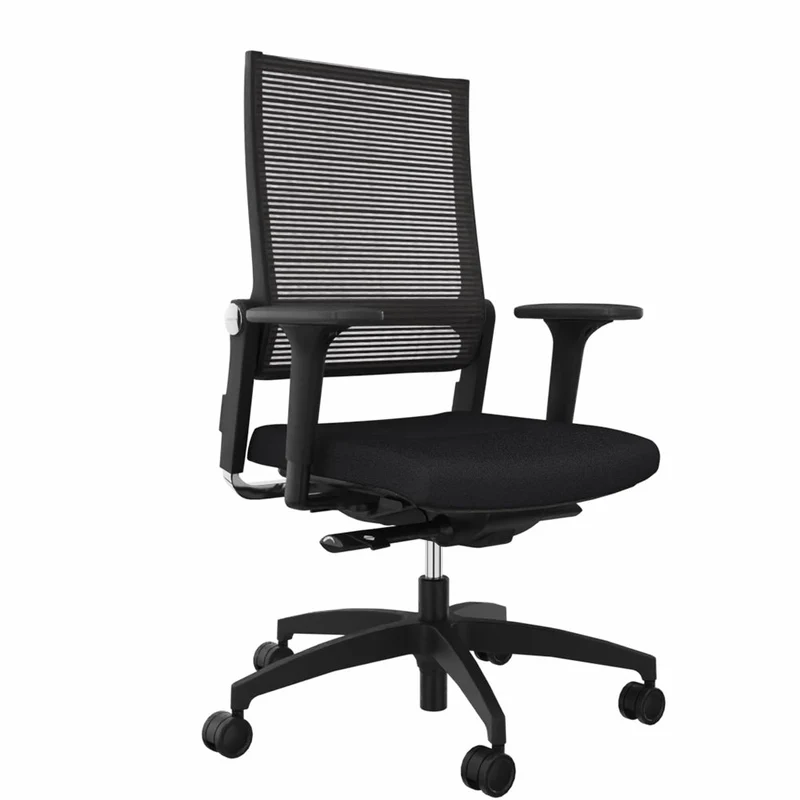 Ergonomischer Bürostuhl Dauphin LORDO FLEX LO 3017_SLP | Netzrücken | Schwarz