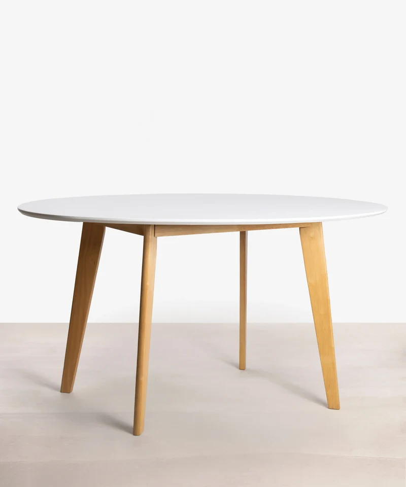 Mesa de Comedor Ovalada en Madera Elia (150 x 90 cm)