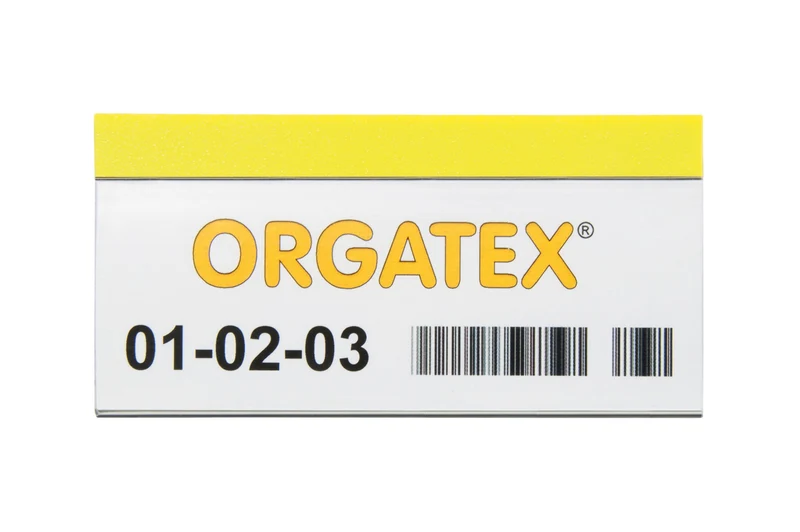 Magnetischer Etikettenträger ColorLabel 35 x 150mm, Gelb, 100 St. / Pack.