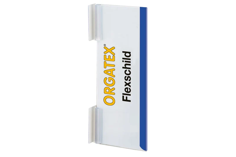 Flex-Schild Infoschild, Transparent/Blau, 10 St. / Pack.