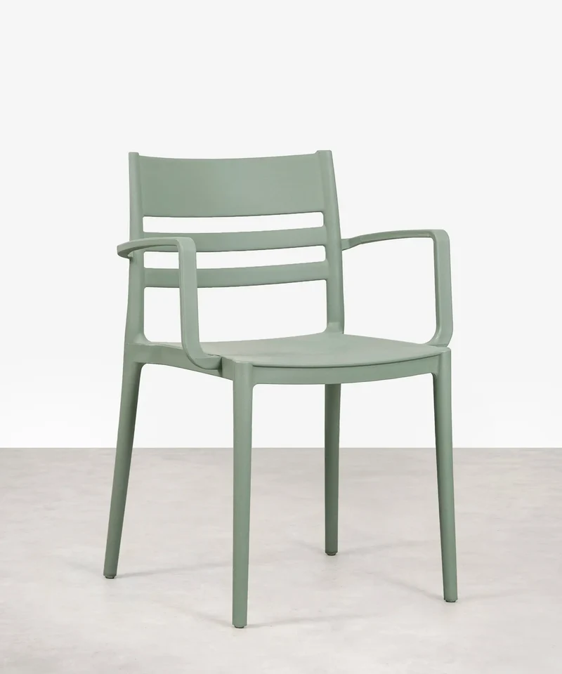 Silla de Polipropileno con Reposabrazos Nina Arms
