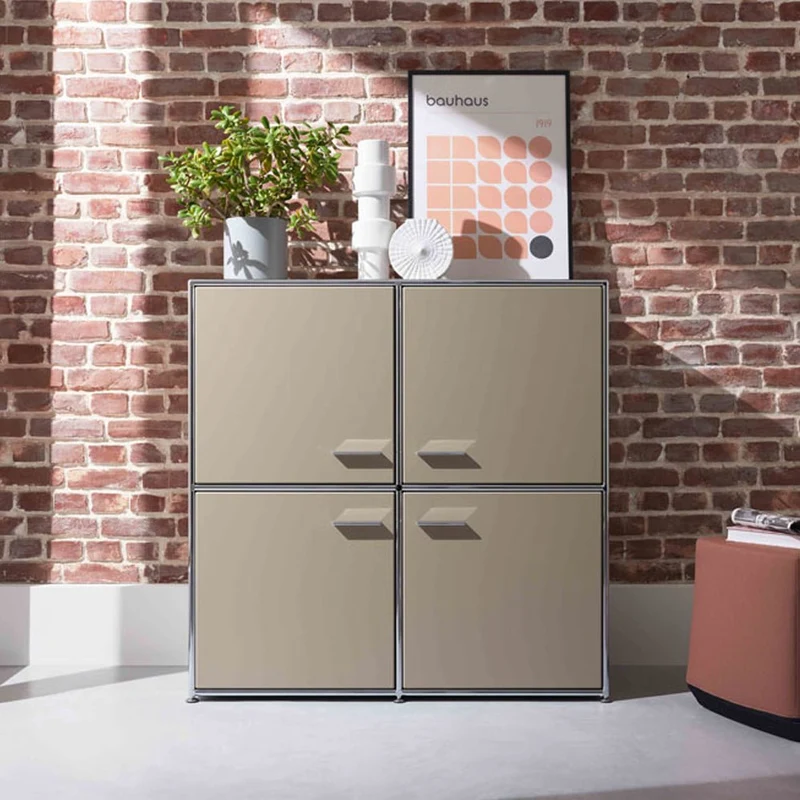 BOSSE SOLUTIONS Sideboard Highboard | Congo Chrom | 4 Türen