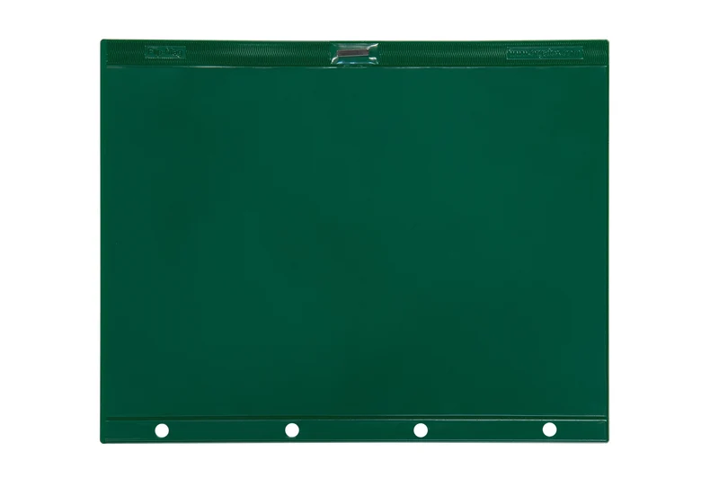 FLIP-MAG Dokumentenhülle mit Heftrand, magnetisch, Grün, 10 St. / Pack.