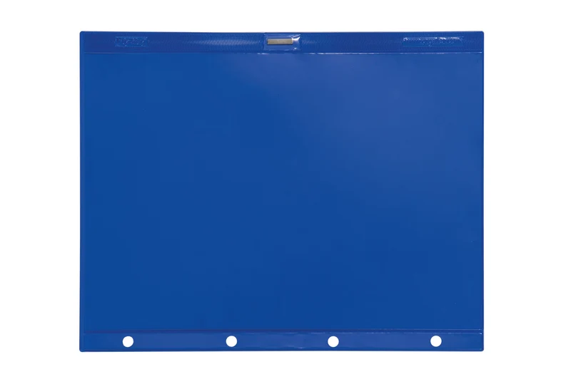 FLIP-MAG Dokumentenhülle mit Heftrand, magnetisch, Blau, 10 St. / Pack.