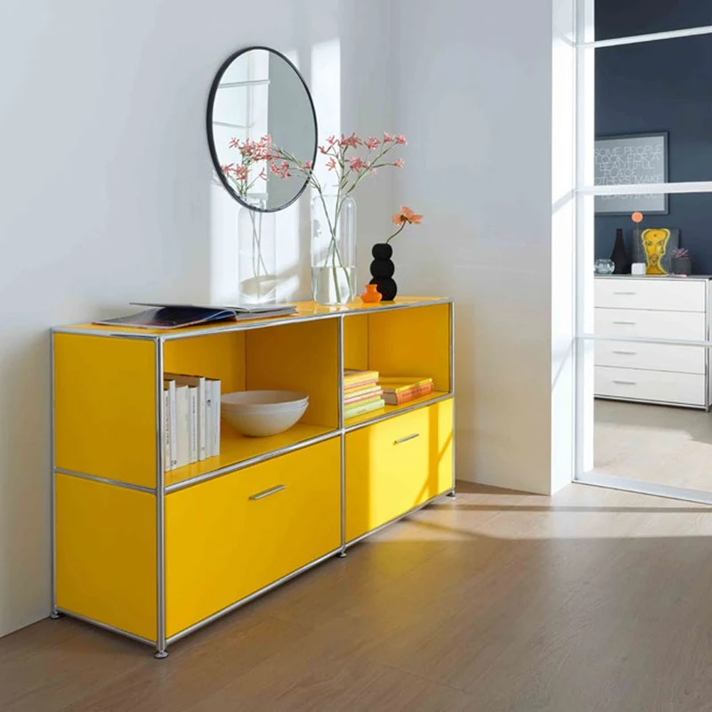 BOSSE SOLUTIONS Sideboard | Le Corbusier Lack seidenmatt | 2 Auszüge