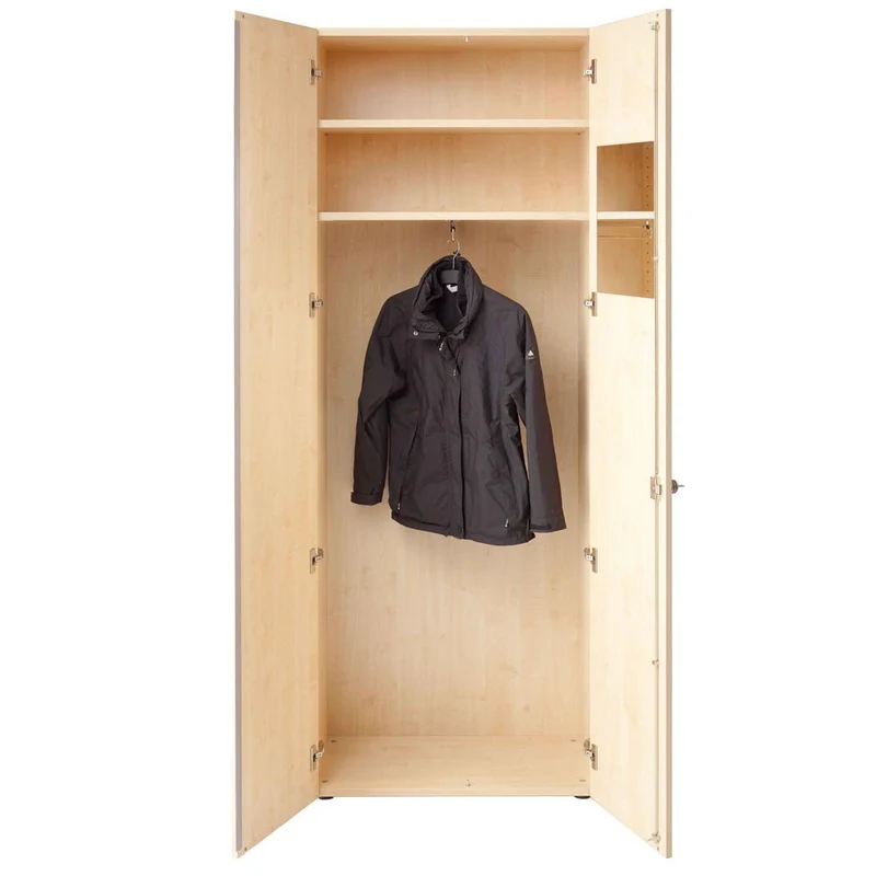 Garderobenschrank Pure - 6 Ordnerhöhen 80cm breit abschließbar