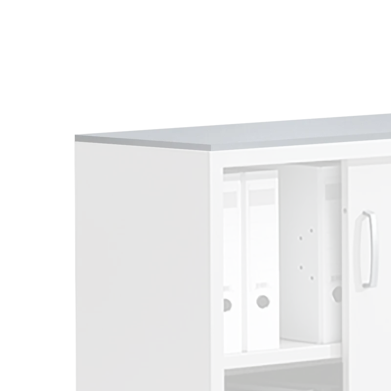 Holztop (Grau) für Schiebetürenschrank "Hochwertig"