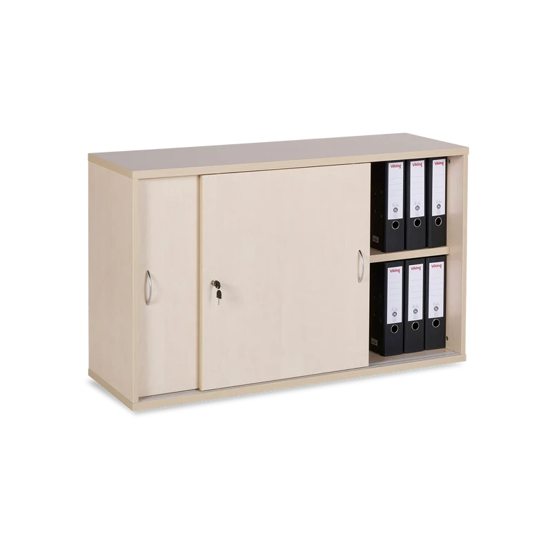 Schiebetürenschrank aus Holz – 2 OH – Ahorn