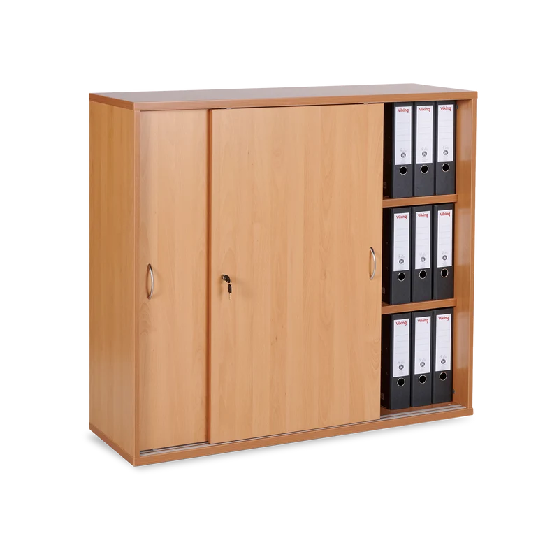 Schiebetürenschrank aus Holz – 3 OH – Buche