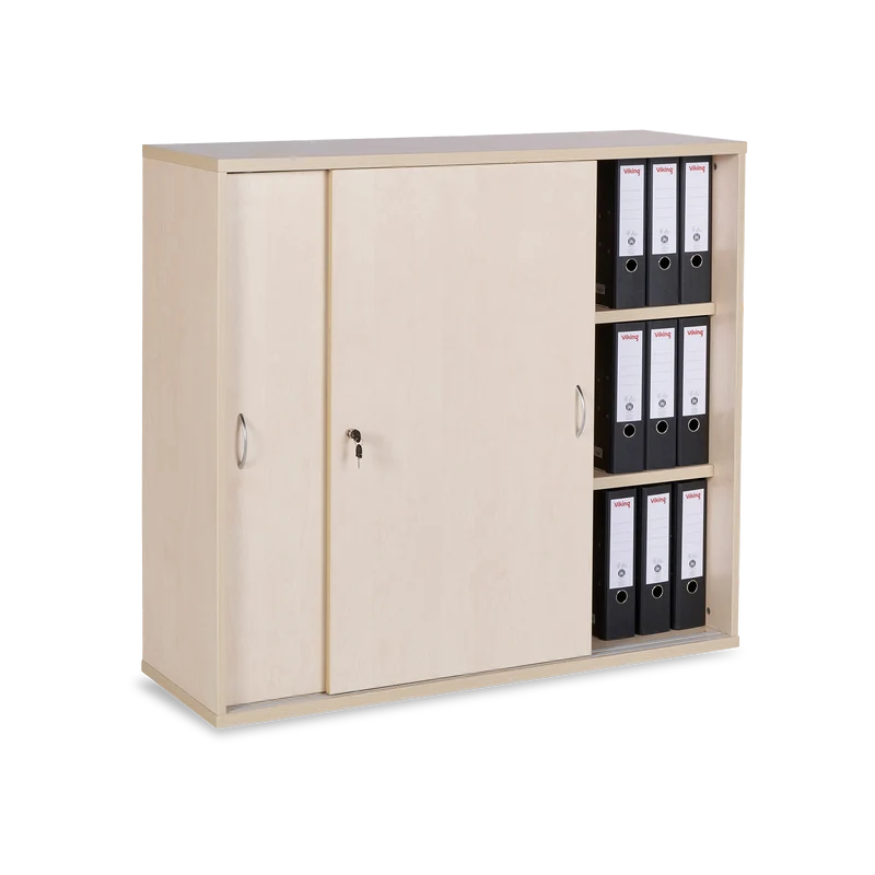 Schiebetürenschrank aus Holz – 3 OH – Ahorn