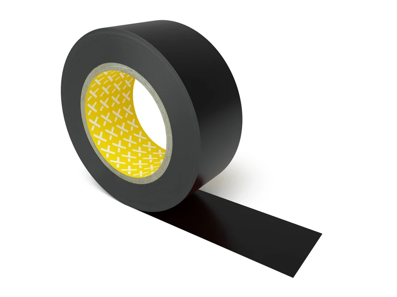 LongLife - Bodenmarkierung Bandware, selbstklebend 100mm, Schwarz