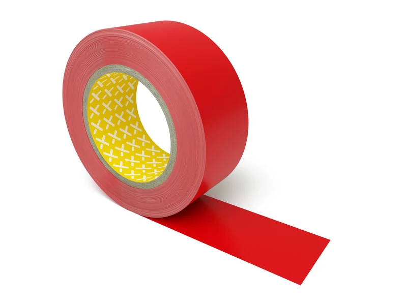 LongLife - Bodenmarkierung Bandware, selbstklebend 100mm, Rot