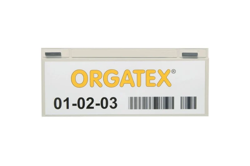 KAN-Label Etikettenhülle, magnetsich 1/4 DIN A4, Hellgrau, 50 St. / Pack.