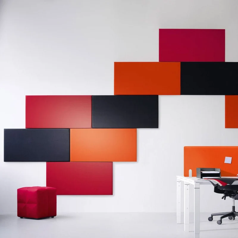 Akustik Wandabsorber | Akustikpaneel | Rechteck 60 x 120 cm | Schallschutz für`s Büro | Made in Germany