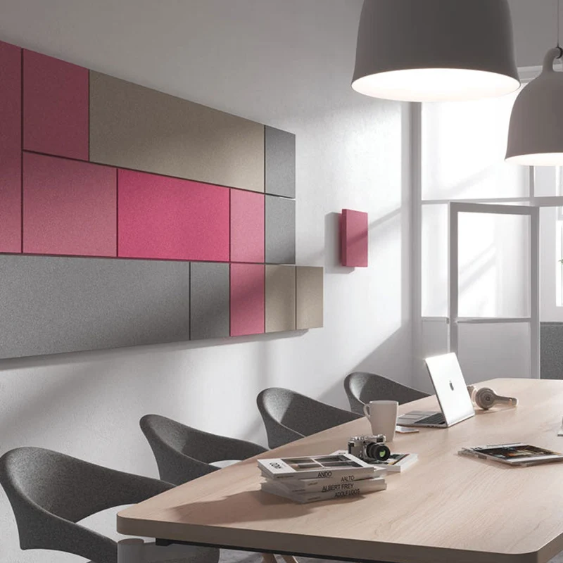 Akustik Wandabsorber | Akustikpaneel | Rechteck 60 x 60 cm | Schallschutz für`s Büro